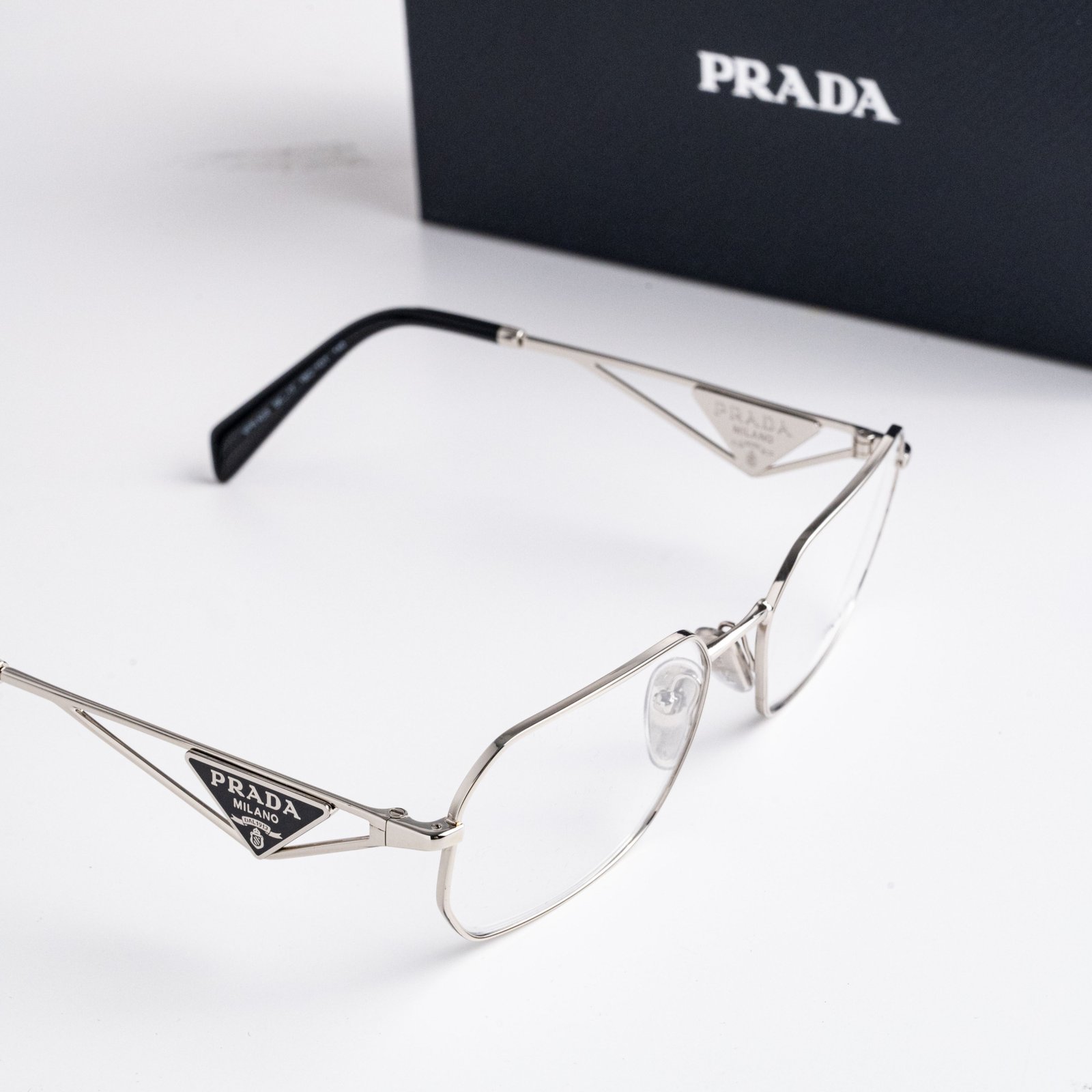 PRADA PR A53V 1BC1O1 SILVER – 56-17-140 (4)