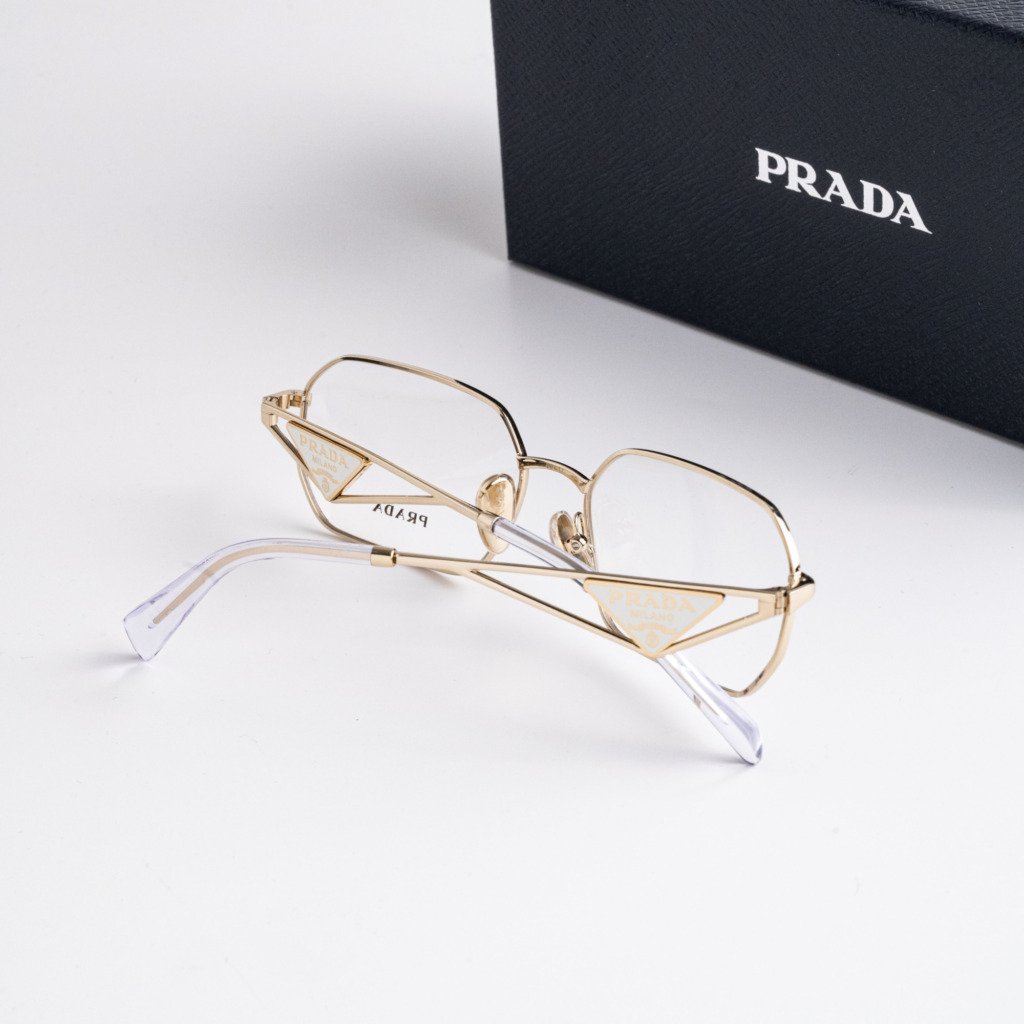 PRADA PR A53V ZVN1O1 PALE GOLD – 56-17-140 (3)