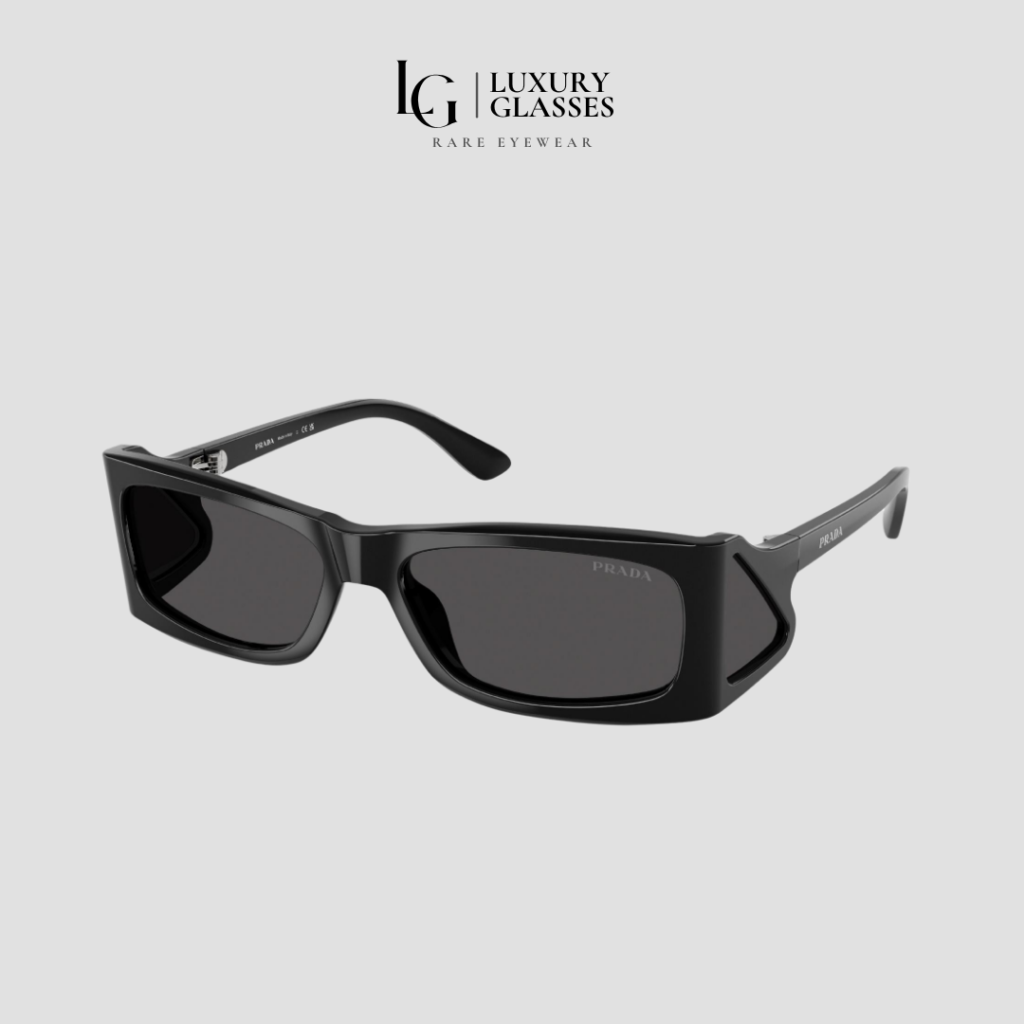 PRADA PR B03S 1AB5S0 BLACK DARK GREY – 56-16-120 (1)