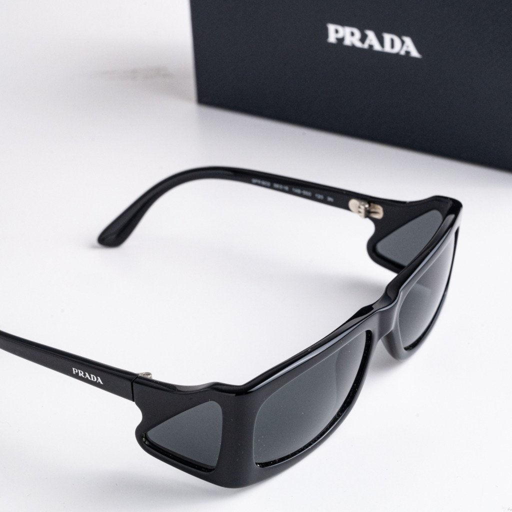 PRADA PR B03S 1AB5S0 BLACK DARK GREY – 56-16-120 (4)