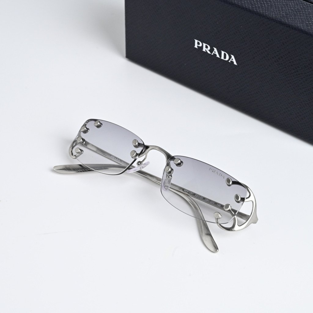 PRADA PR C57S 28H40V SILVER DARK GREY – 52-20-135 (2)