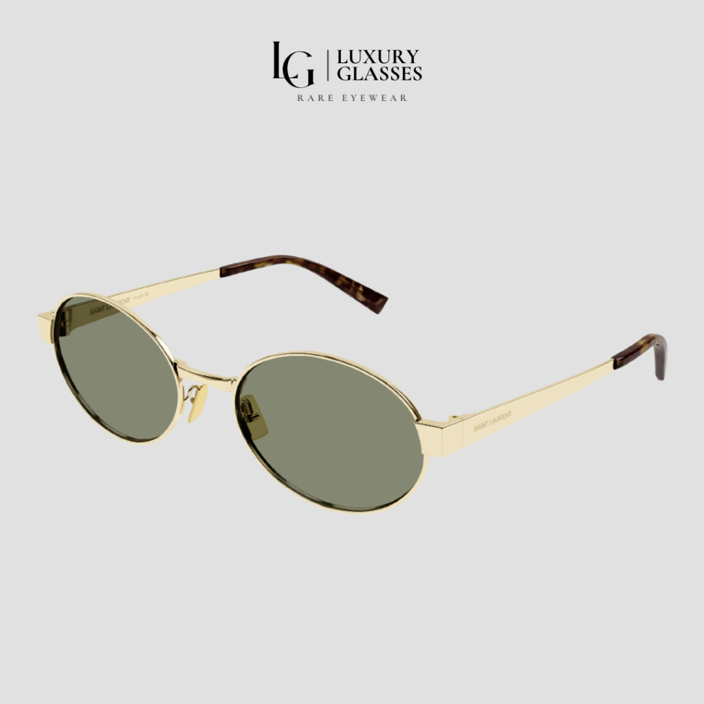 SAINT LAURENT SL 692 003 GOLD GREEN – 55-19-145 (1)