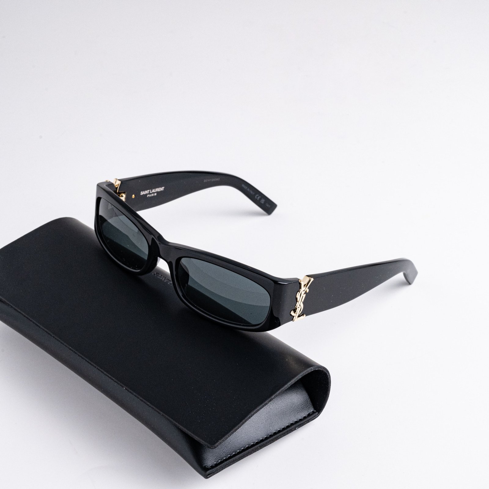 SAINT LAURENT SL M152 001 BLACK DARK GREY