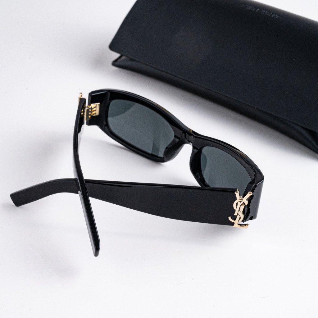 SAINT LAURENT SL M152 001 BLACK DARK GREY – 55-19-135 (4)