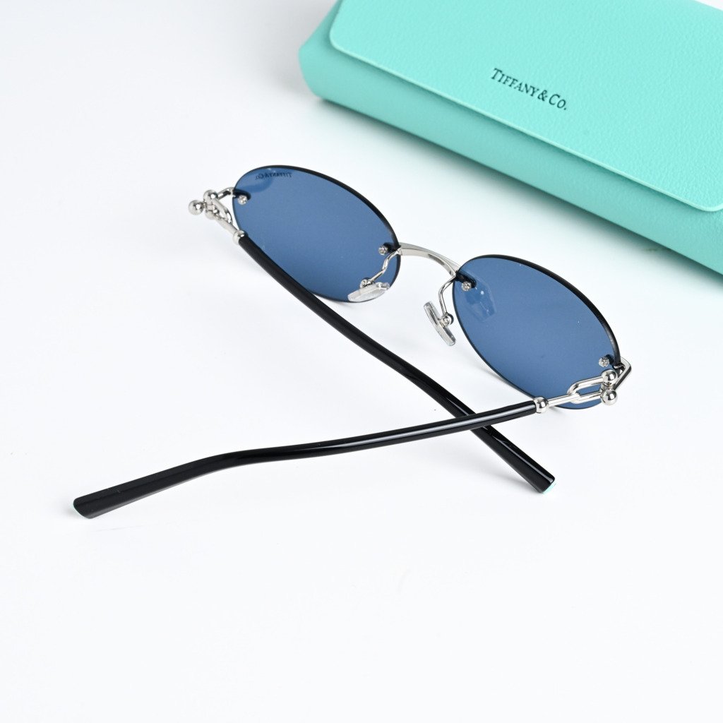 TIFFANY & CO TF3104D 600180 SILVER DARK BLUE – 56-18-140 (4)