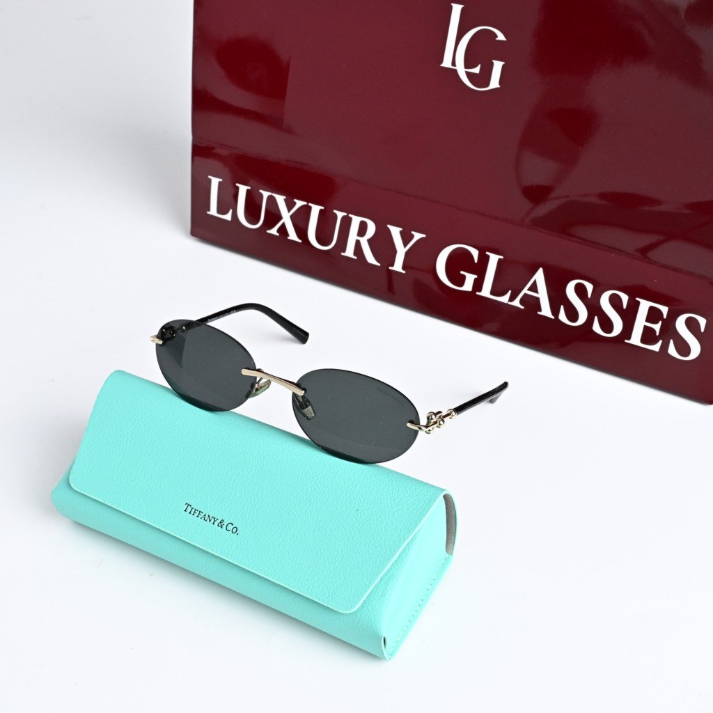 TIFFANY & CO TF3104D 6216S4 GOLD DARK GREY – 56-18-140 (1)