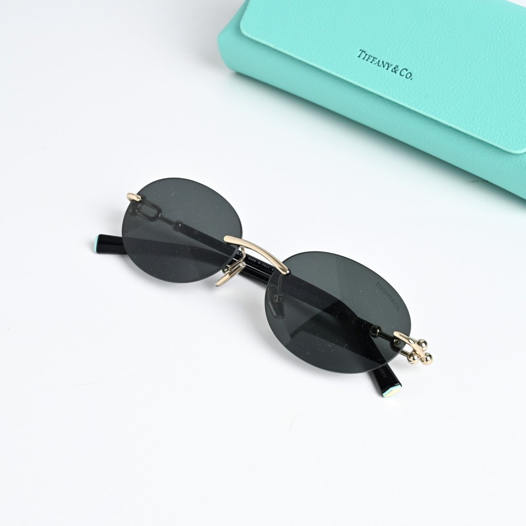 TIFFANY & CO TF3104D 6216S4 GOLD DARK GREY – 56-18-140 (3)