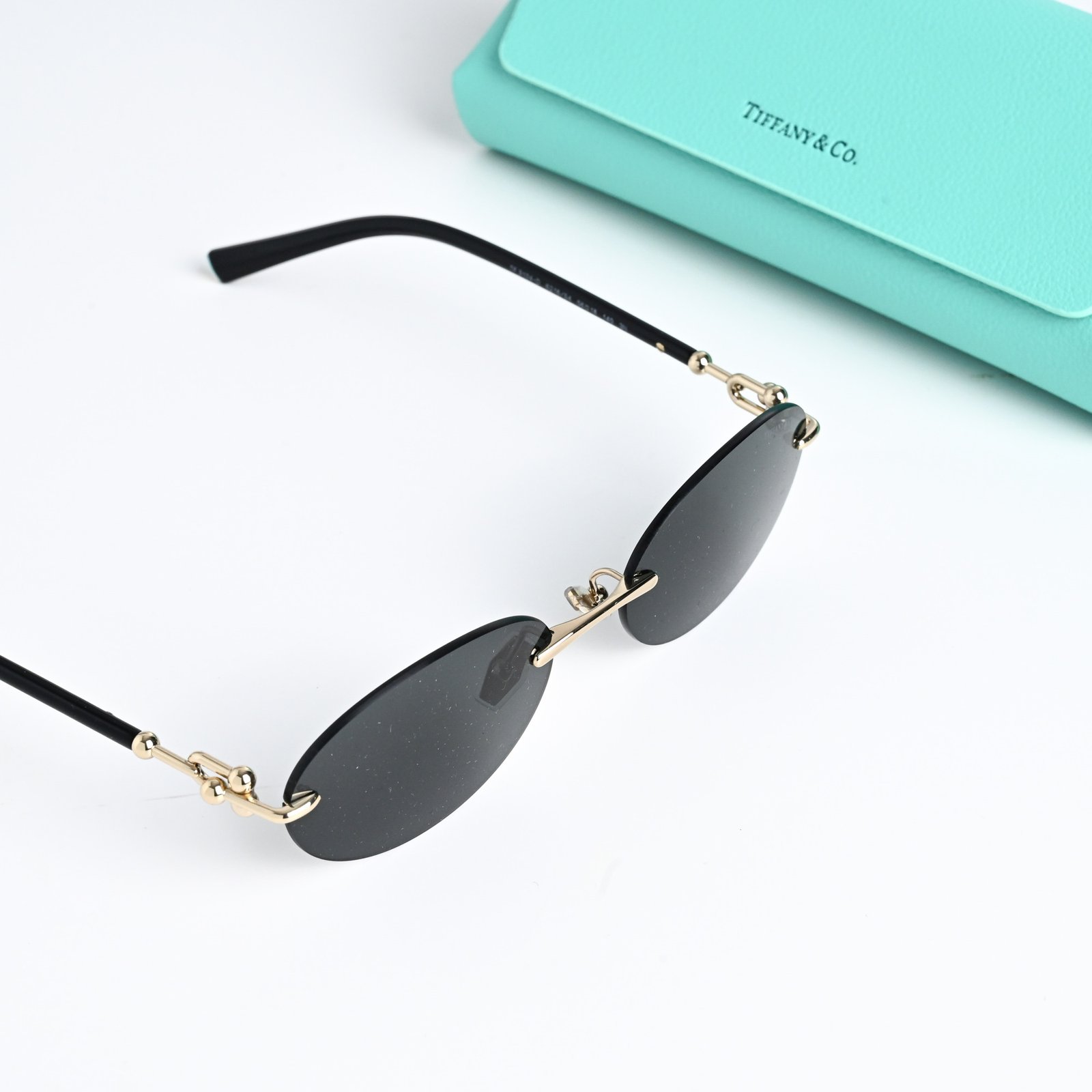 TIFFANY & CO TF3104D 6216S4 GOLD DARK GREY – 56-18-140 (5)