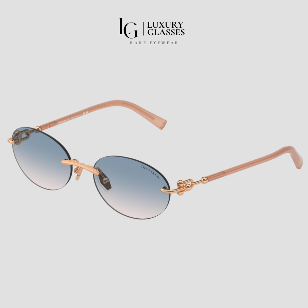 TIFFANY & CO TF3104D 621716 ROSE GOLD GRADIENT BLUE – 56-18-140 (1)