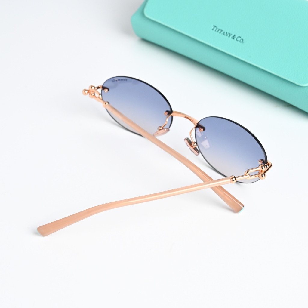 TIFFANY & CO TF3104D 621716 ROSE GOLD GRADIENT BLUE – 56-18-140 (4)