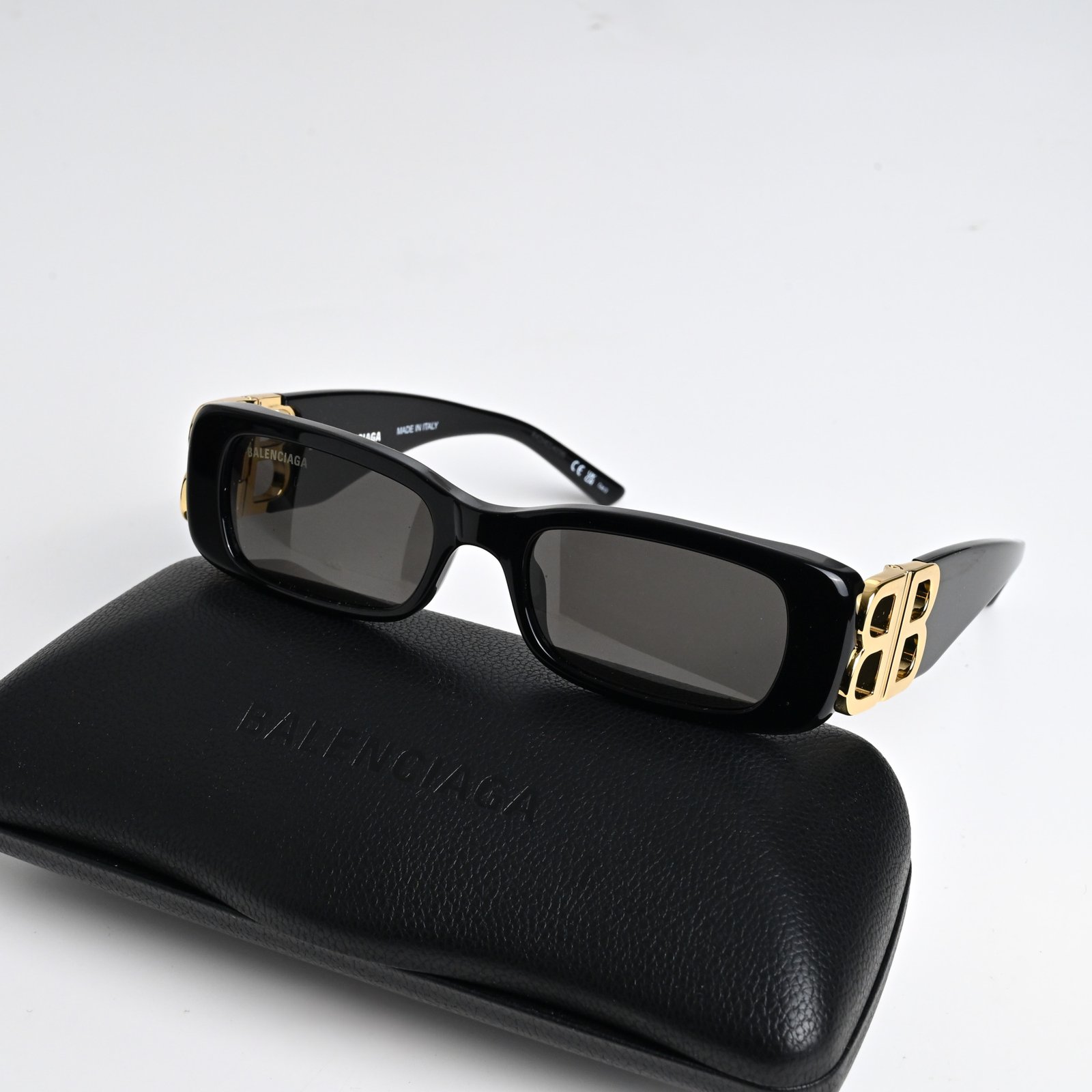 BALENCIAGA BB0096S 001 BLACK GREY – 51-18-140 (2)