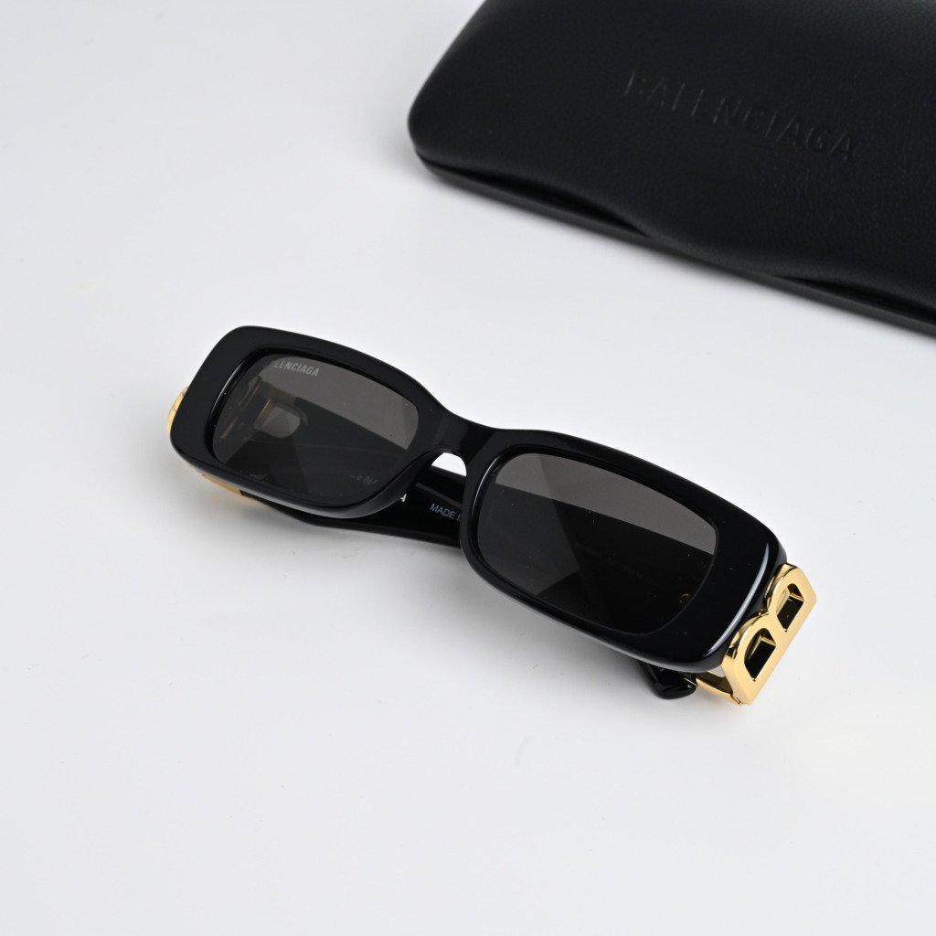 BALENCIAGA BB0096S 001 BLACK GREY – 51-18-140 (3)