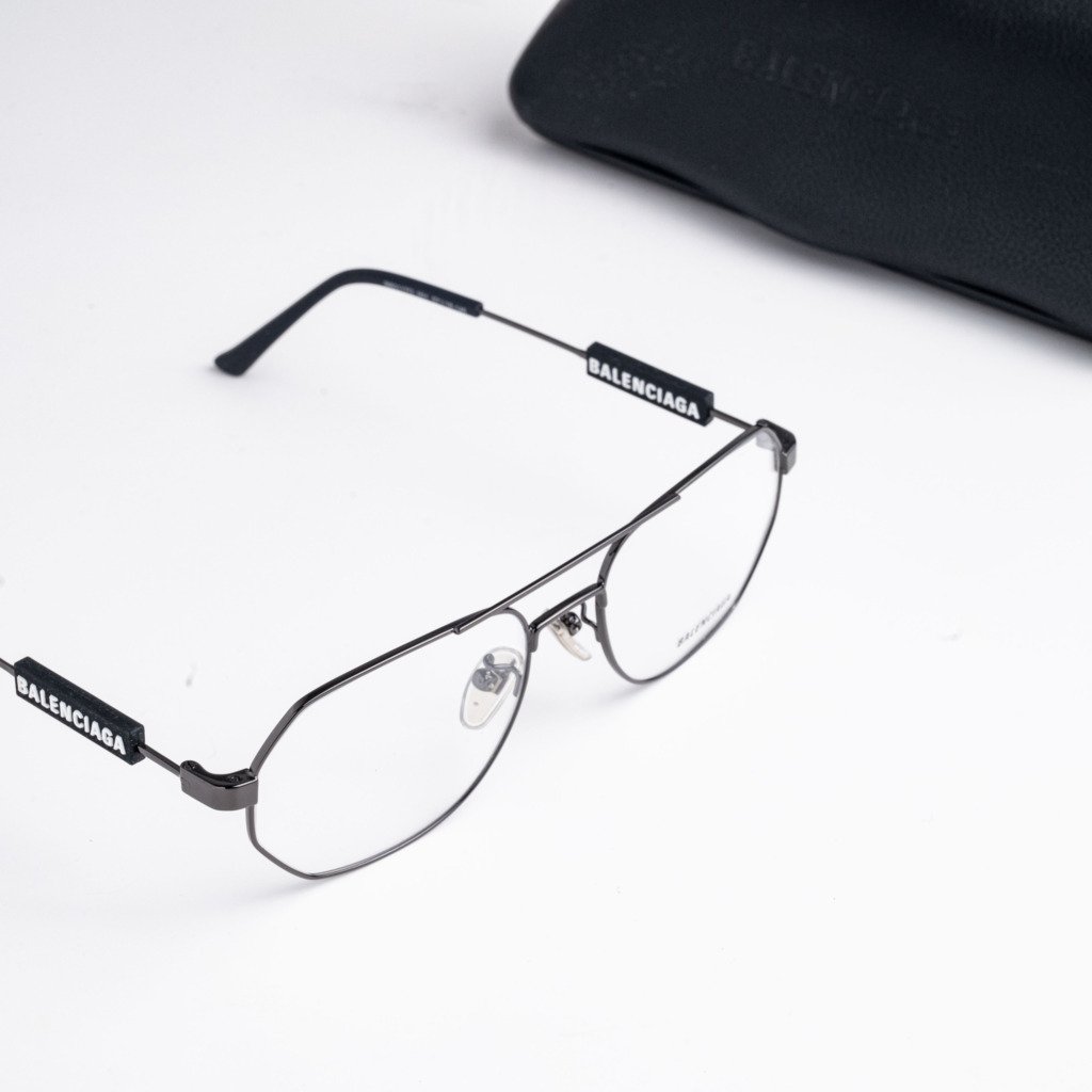 BALENCIAGA BB0117O 001 GREY – 57-18-145 (5)