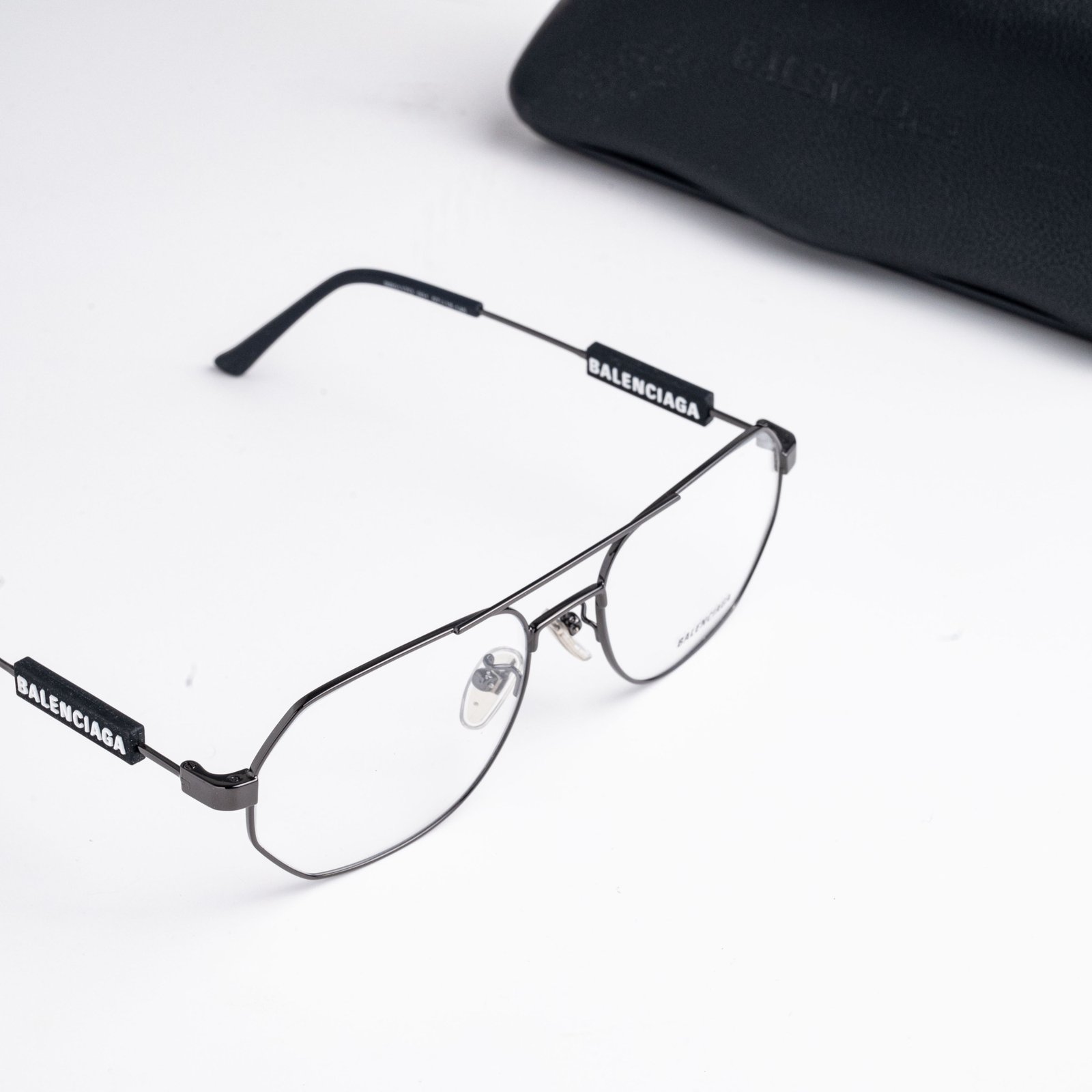 BALENCIAGA BB0117O 001 GREY – 57-18-145 (5)