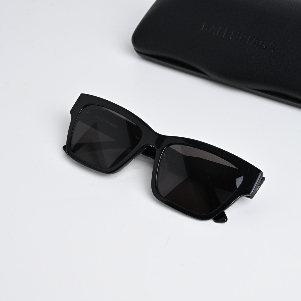 BALENCIAGA BB0307SA 001 BLACK GREY – 56-17-145 (3)