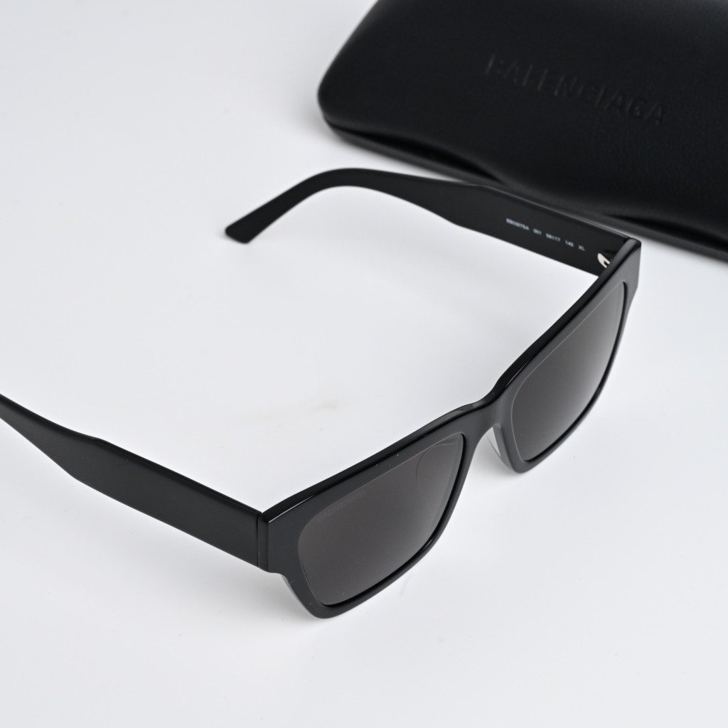 BALENCIAGA BB0307SA 001 BLACK GREY – 56-17-145 (5)