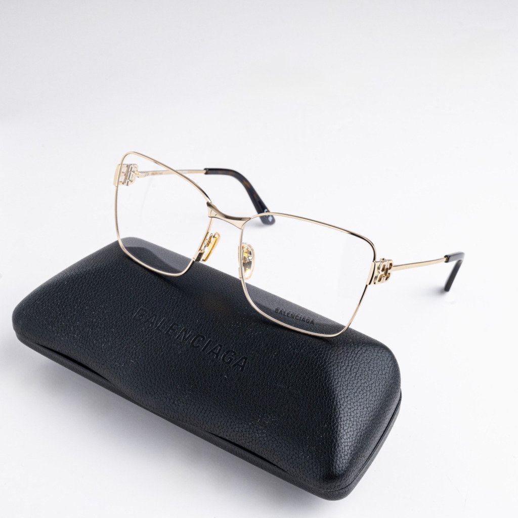 BALENCIAGA BB0339O 003 GOLD – 59-16-145 (2)