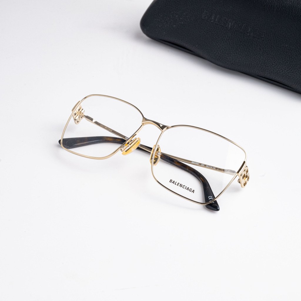 BALENCIAGA BB0339O 003 GOLD – 59-16-145 (3)