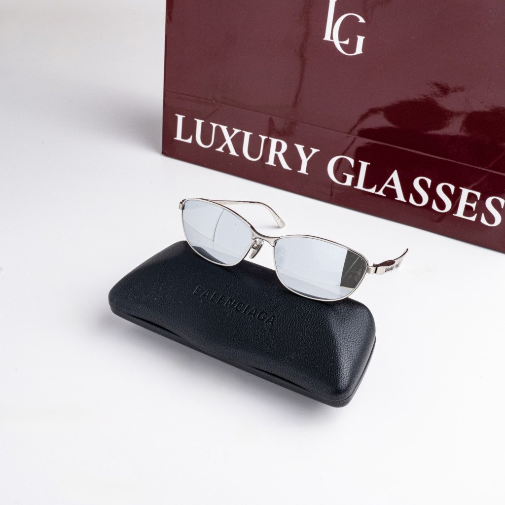 BALENCIAGA BB0357SA 002 SILVER – 62-15-145 (1)