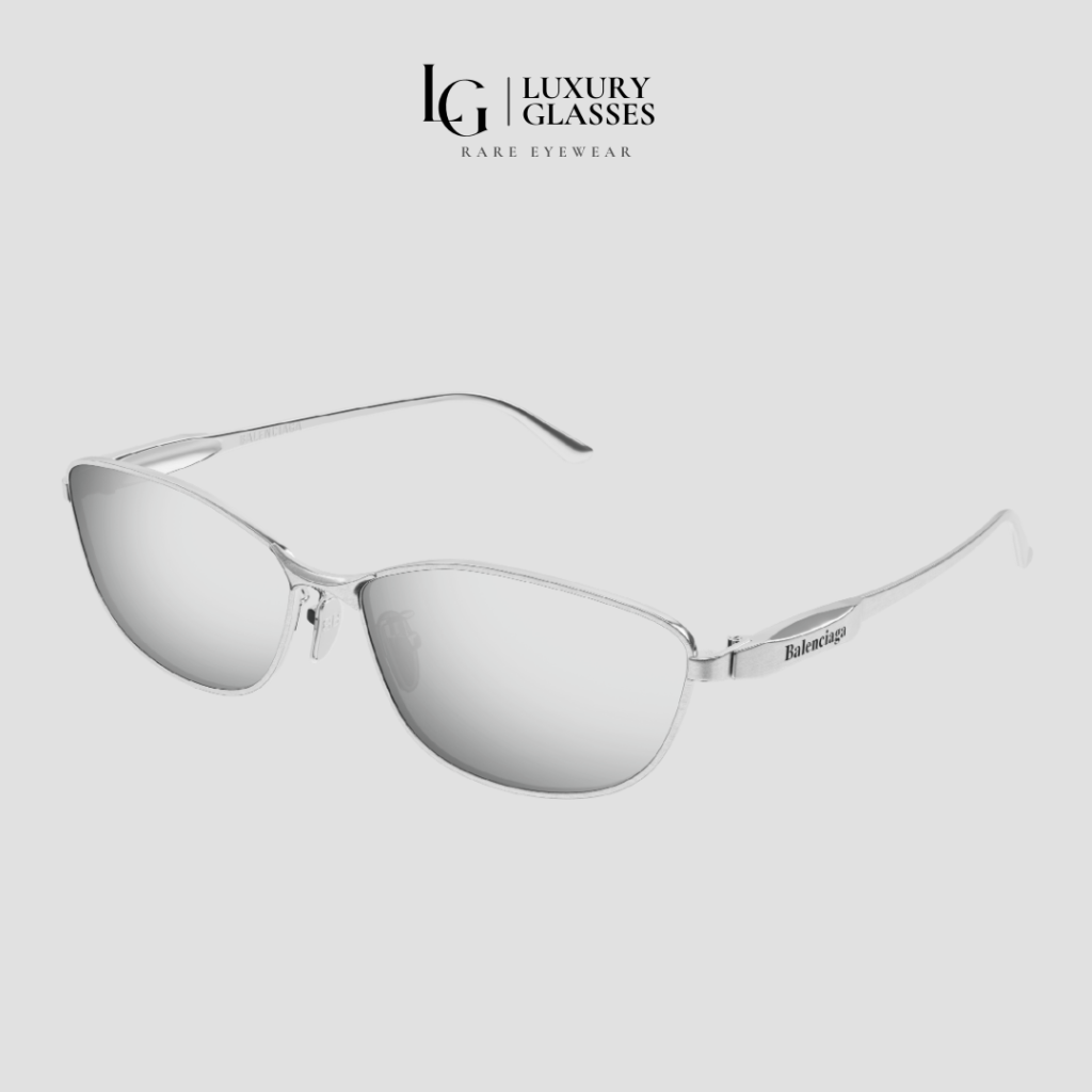BALENCIAGA BB0357SA 002 SILVER – 62-15-145 (1)