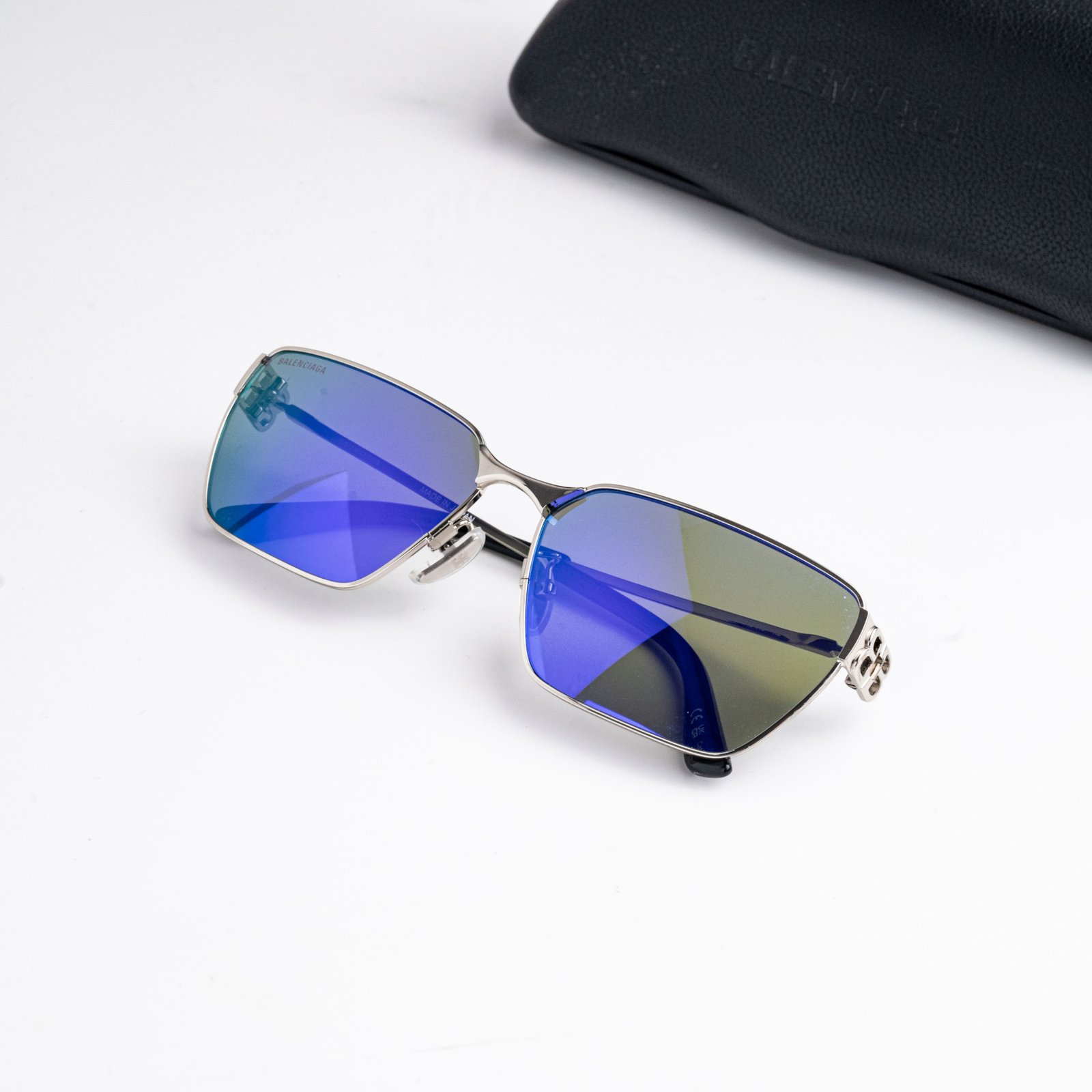 BALENCIAGA BB0374SK 003 SILVER VIOLET – 63-15-145 (3)