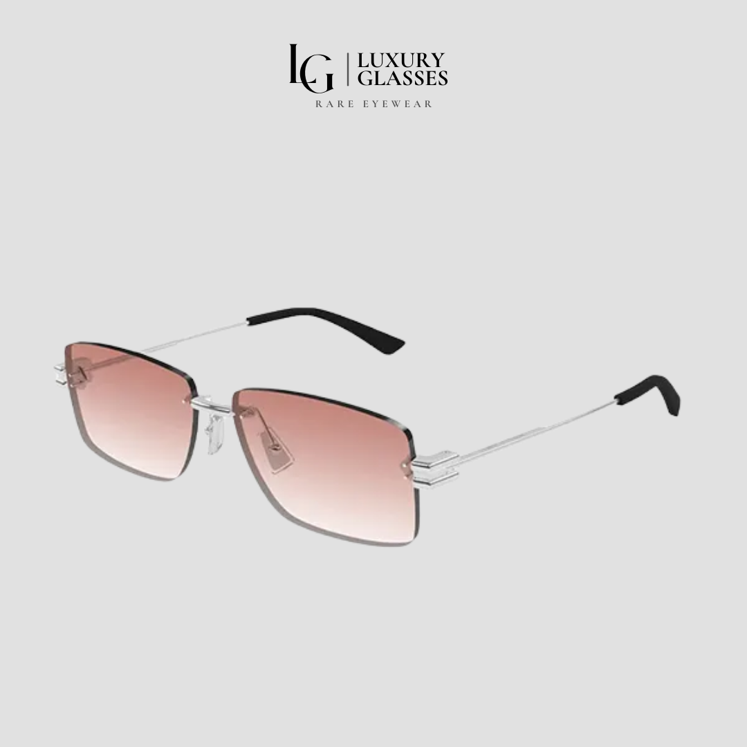 BOTTEGA VENETA BV1126S 007 SILVER RED