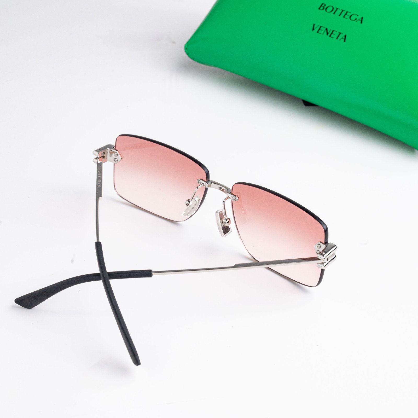 BOTTEGA VENETA BV1126S 007 SILVER RED – 58-15-145 (4)