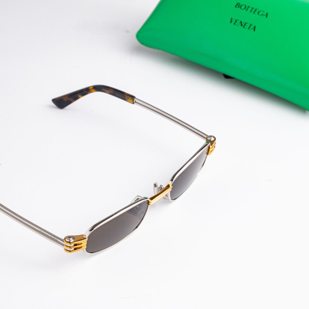 BOTTEGA VENETA BV1381S 001 SILVER BROWN – 50-20-145 (5)