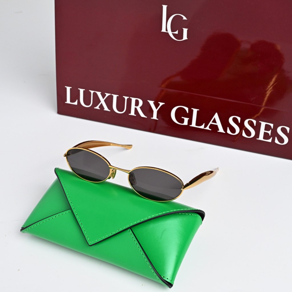 BOTTEGA VENETA BV1386S 001 GOLD GREY – 57-21-135 (1)