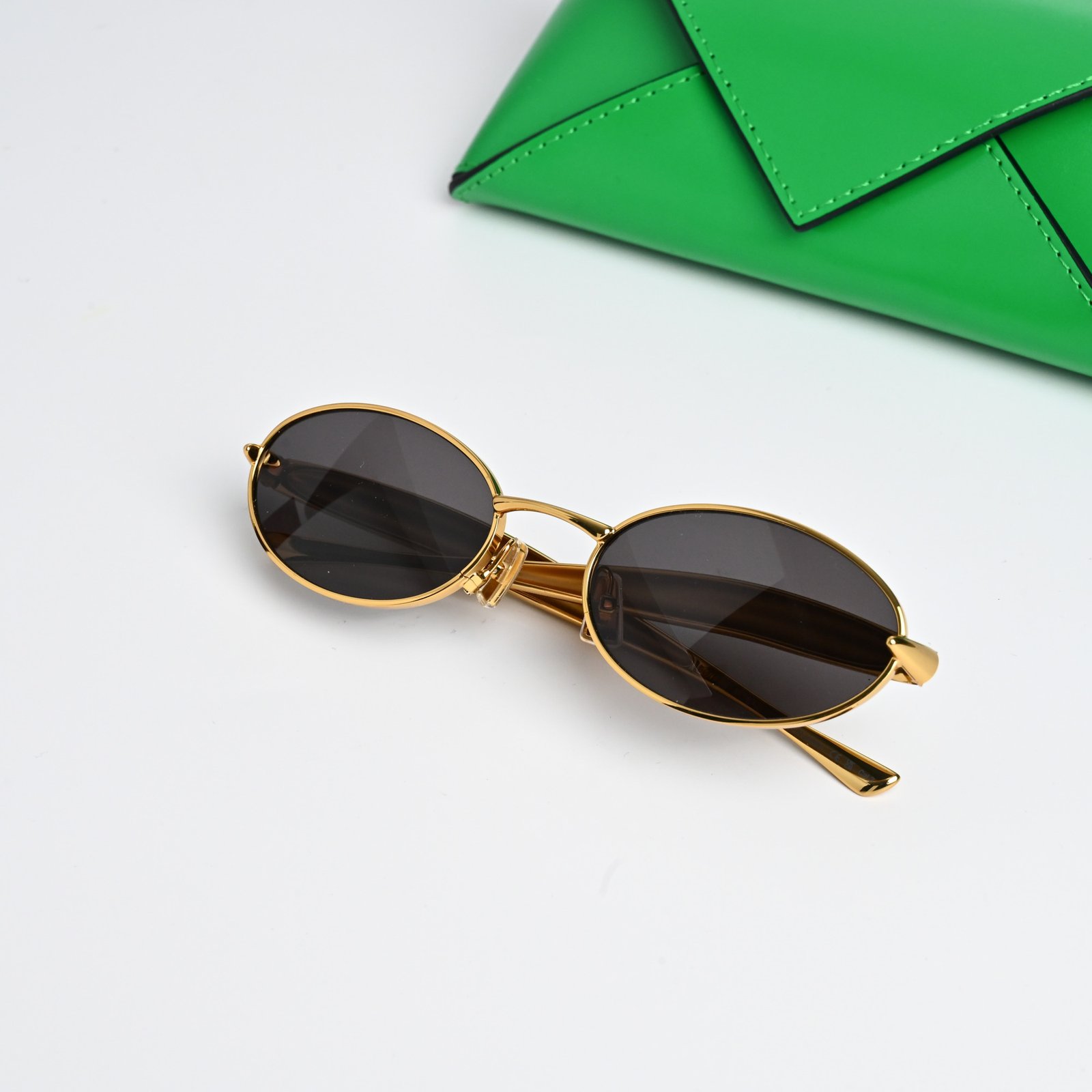 BOTTEGA VENETA BV1386S 001 GOLD GREY – 57-21-135 (3)