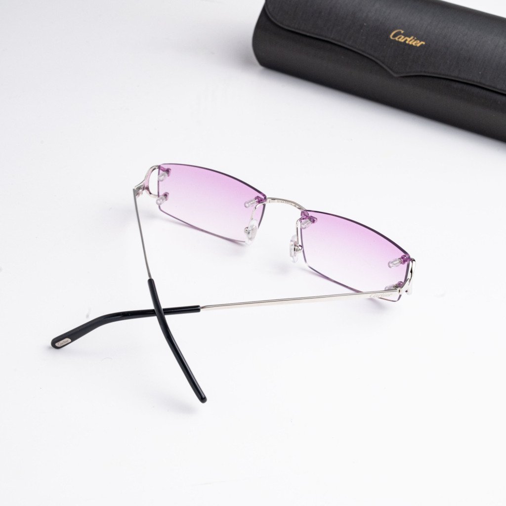 CARTIER CT0092O 002 TWILIGHT MAUVE CUSTOM LENSES – 53-19-140 (4)
