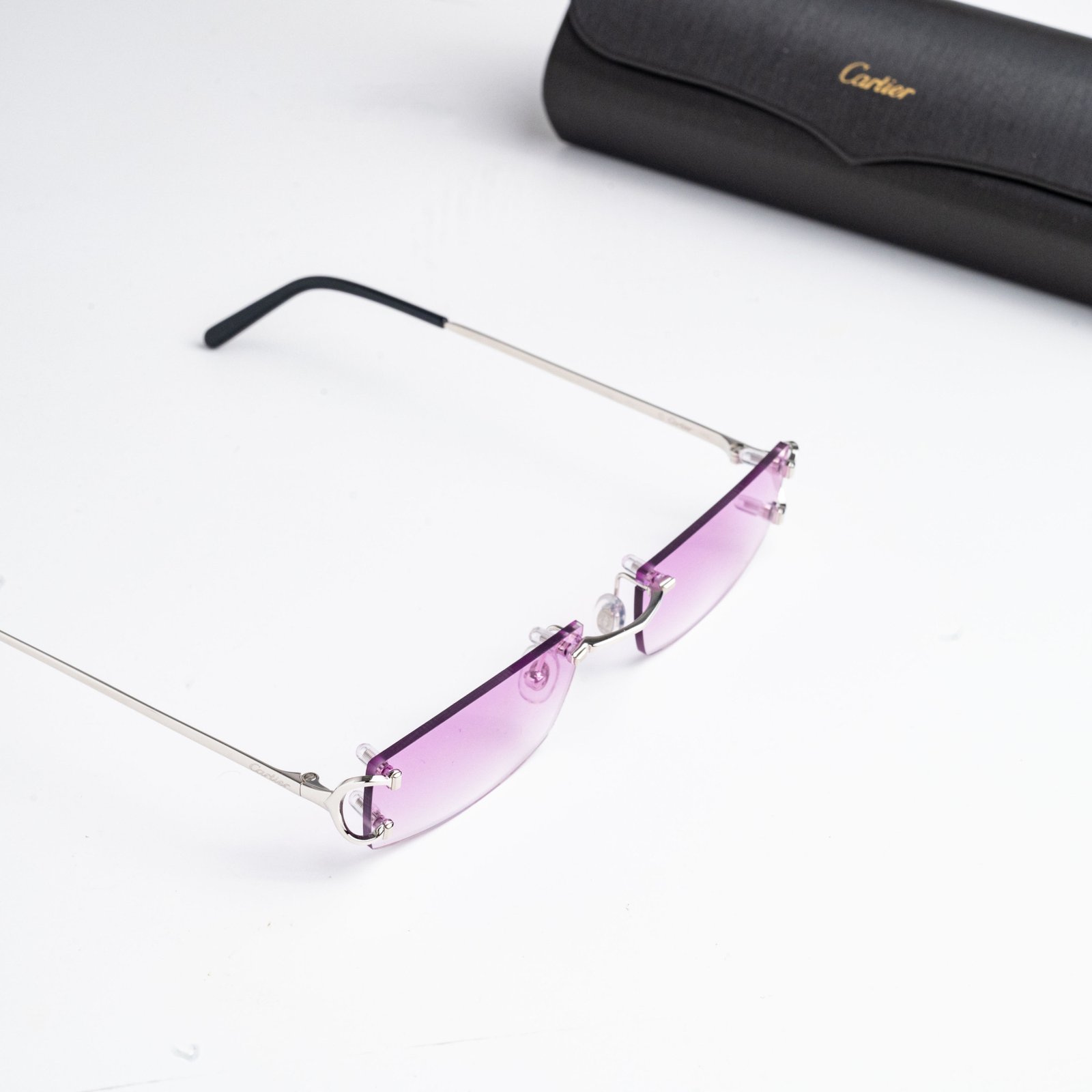 CARTIER CT0092O 002 TWILIGHT MAUVE CUSTOM LENSES – 53-19-140 (5)