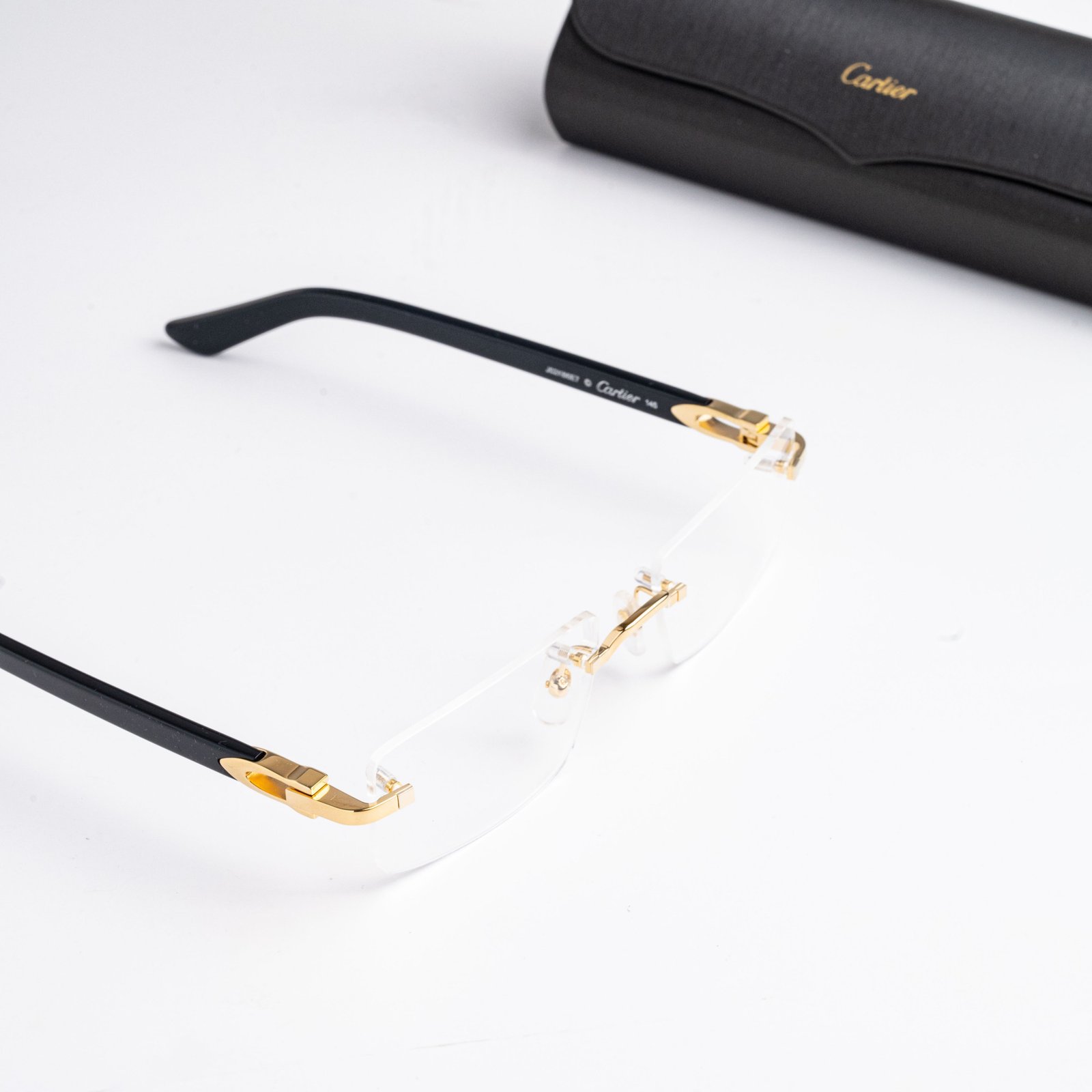 CARTIER CT0581O 001 GOLD BLACK – 56-18-145 (5)