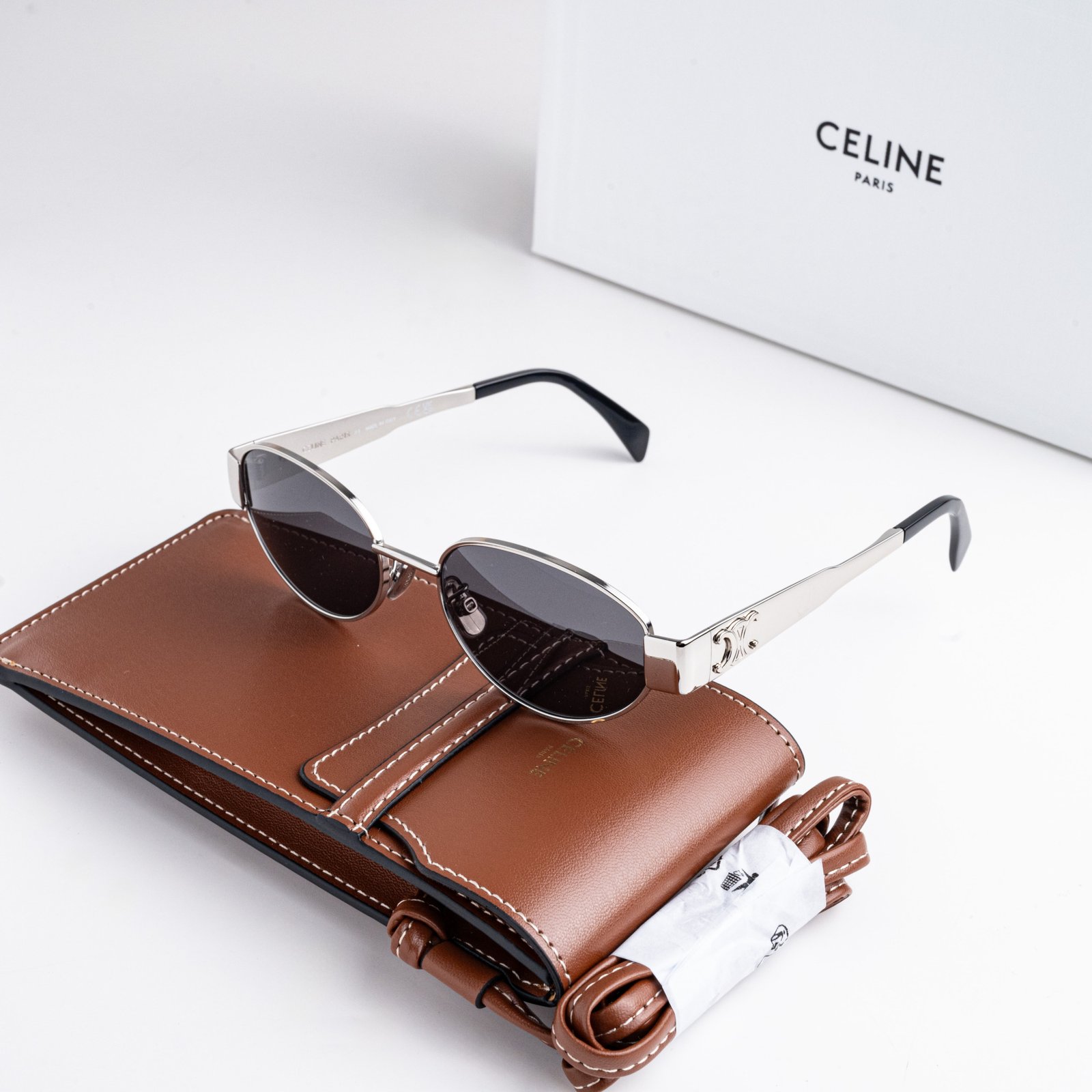 CELINE CL40235U 5416A SILVER GREY – 54-18-135 (2)