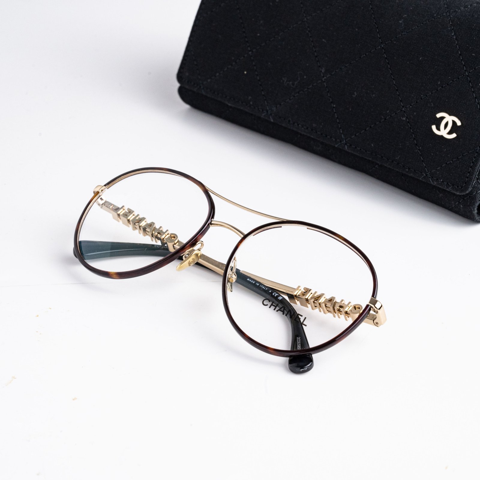 CHANEL 0CH2214 C429 GOLD BLACK – 53-17-135 (3)