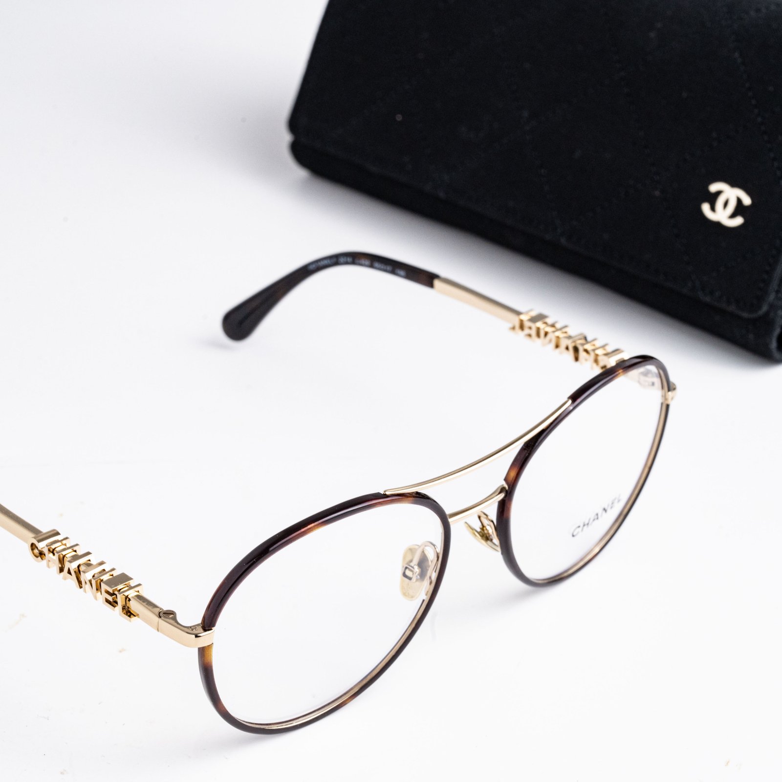 CHANEL 0CH2214 C429 GOLD BLACK – 53-17-135 (5)