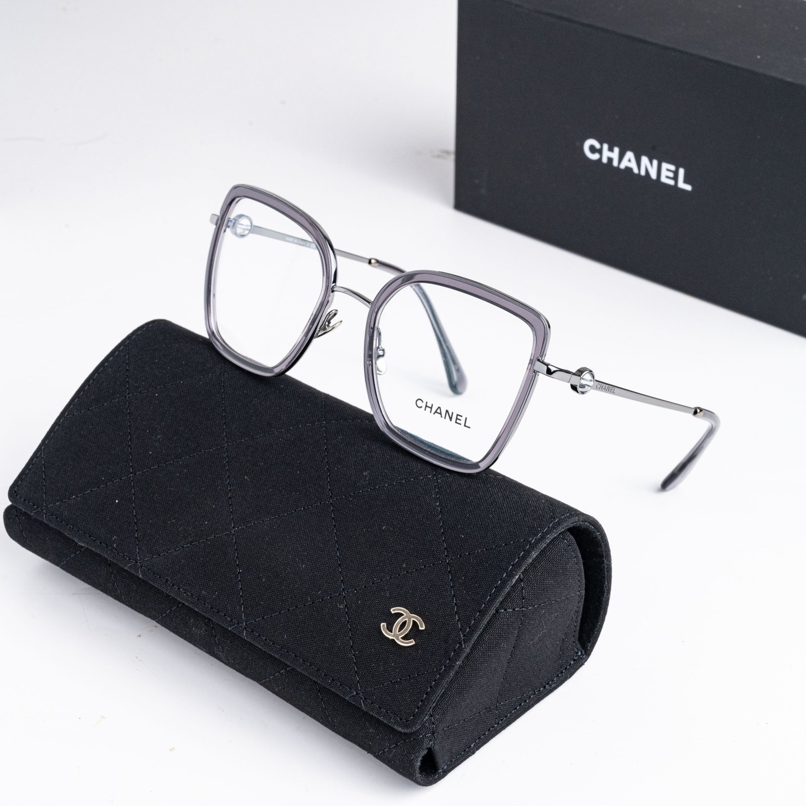CHANEL 0CH2222 C108 GREY CRYSTAL – 52-20-140 (2)