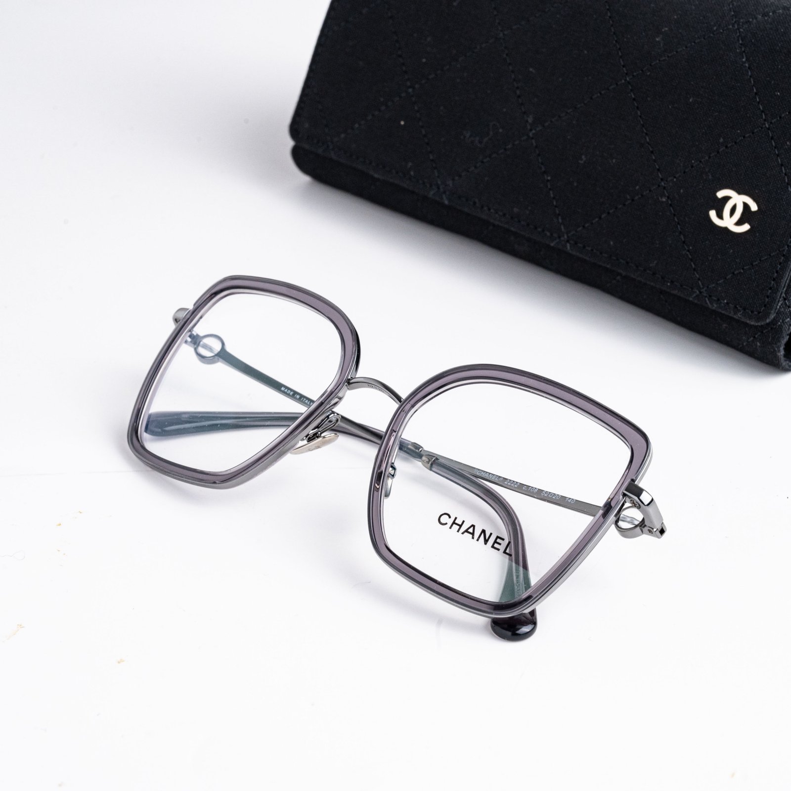 CHANEL 0CH2222 C108 GREY CRYSTAL – 52-20-140 (3)