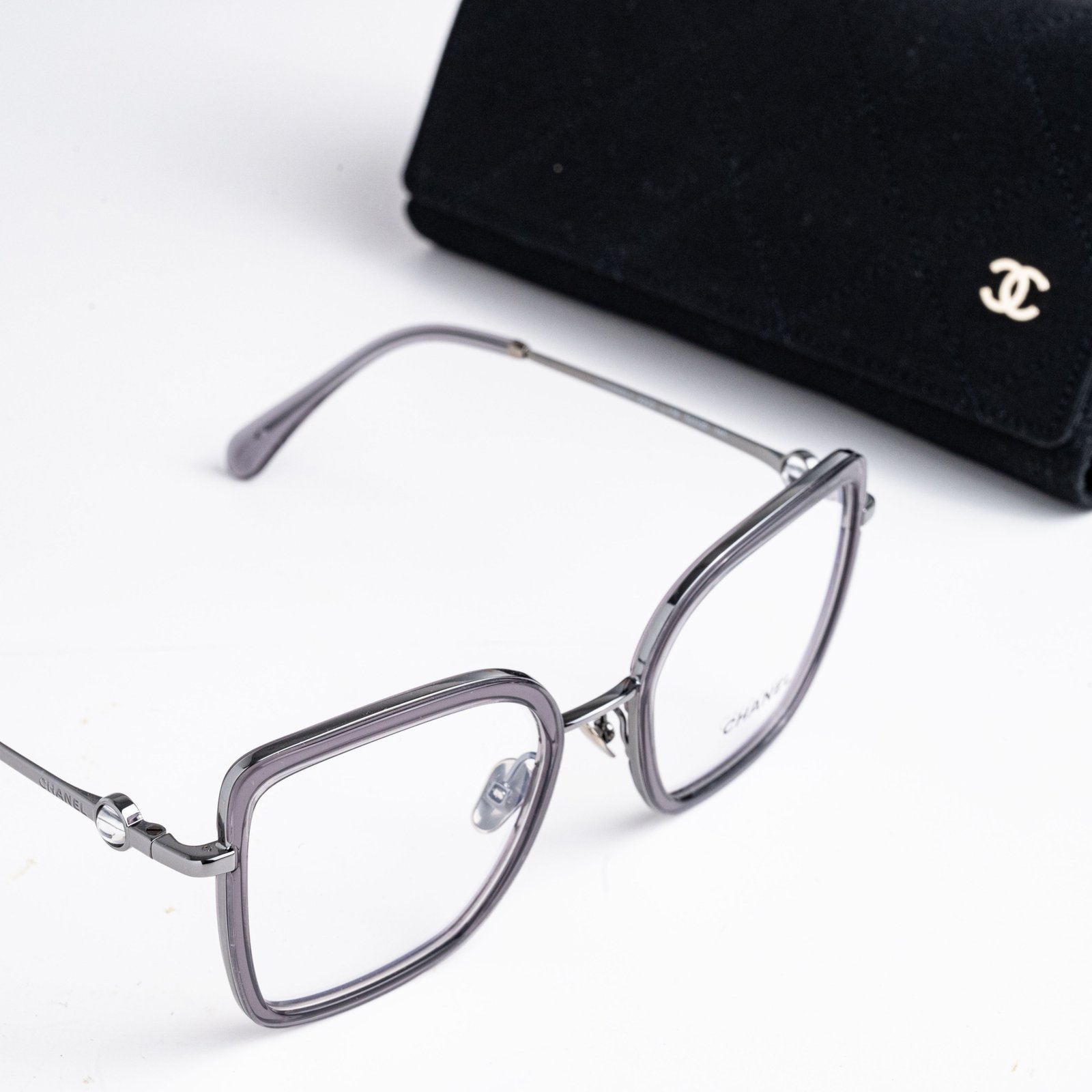 CHANEL 0CH2222 C108 GREY CRYSTAL – 52-20-140 (5)