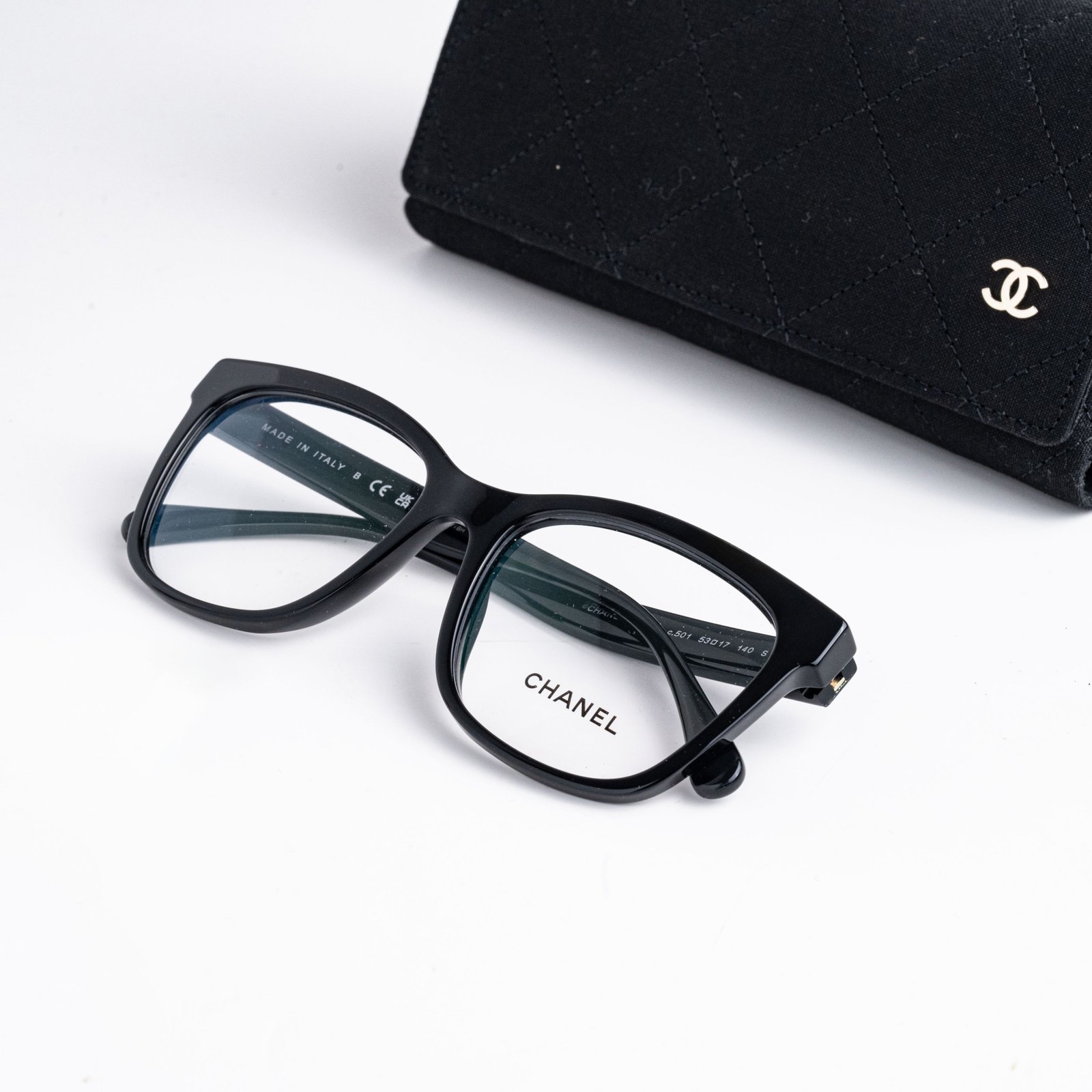 CHANEL 0CH3392 C501 BLACK – 53-17-140 (3)