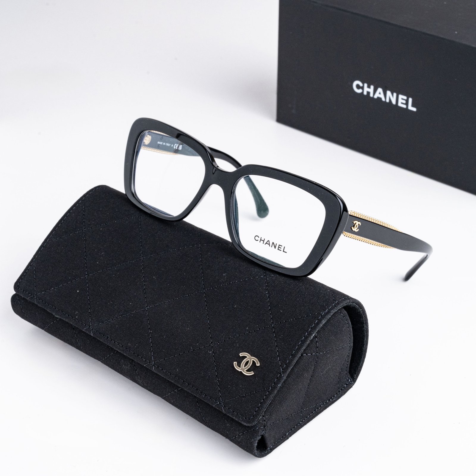 CHANEL 0CH3461 C622 BLACK – 53-17-140 (2)