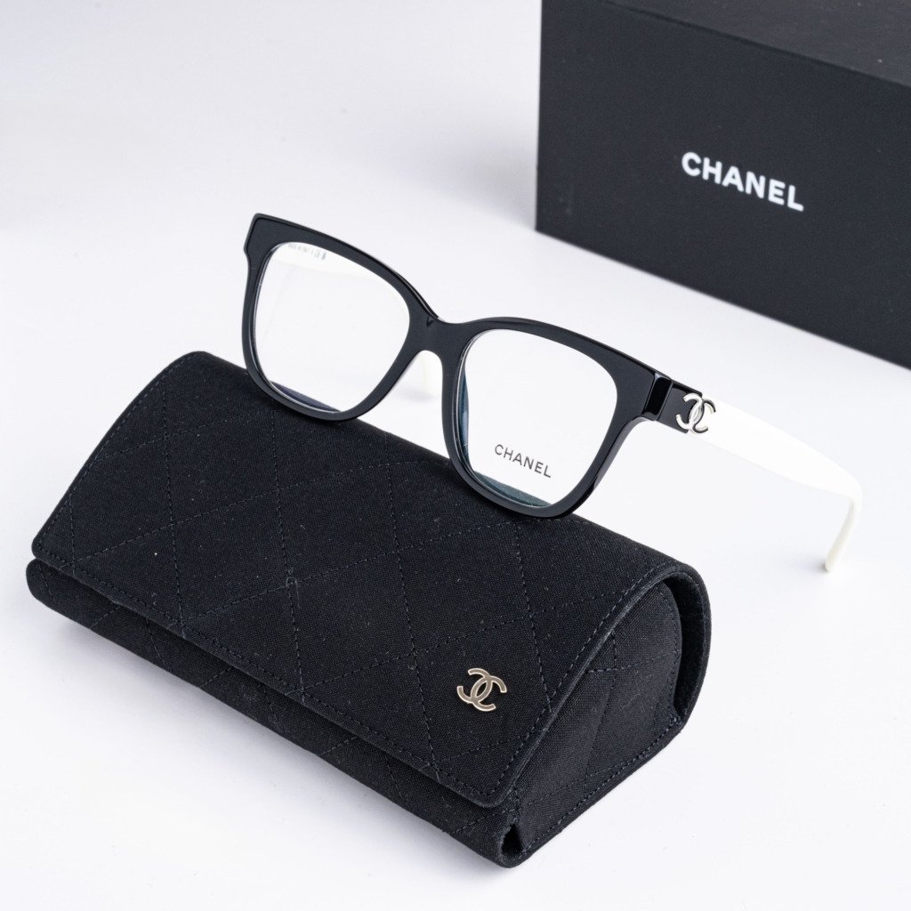 CHANEL 0CH3472 1656 BLACK WHITE – 52-17-140 (2)