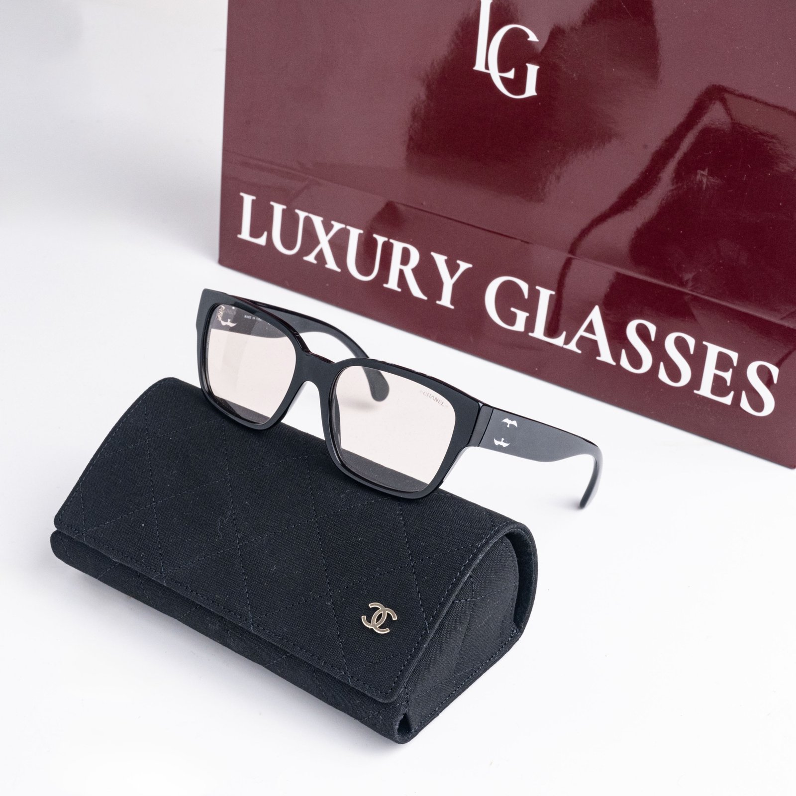 CHANEL 0CH3475S C501SW BLACK LIGHT BROWN