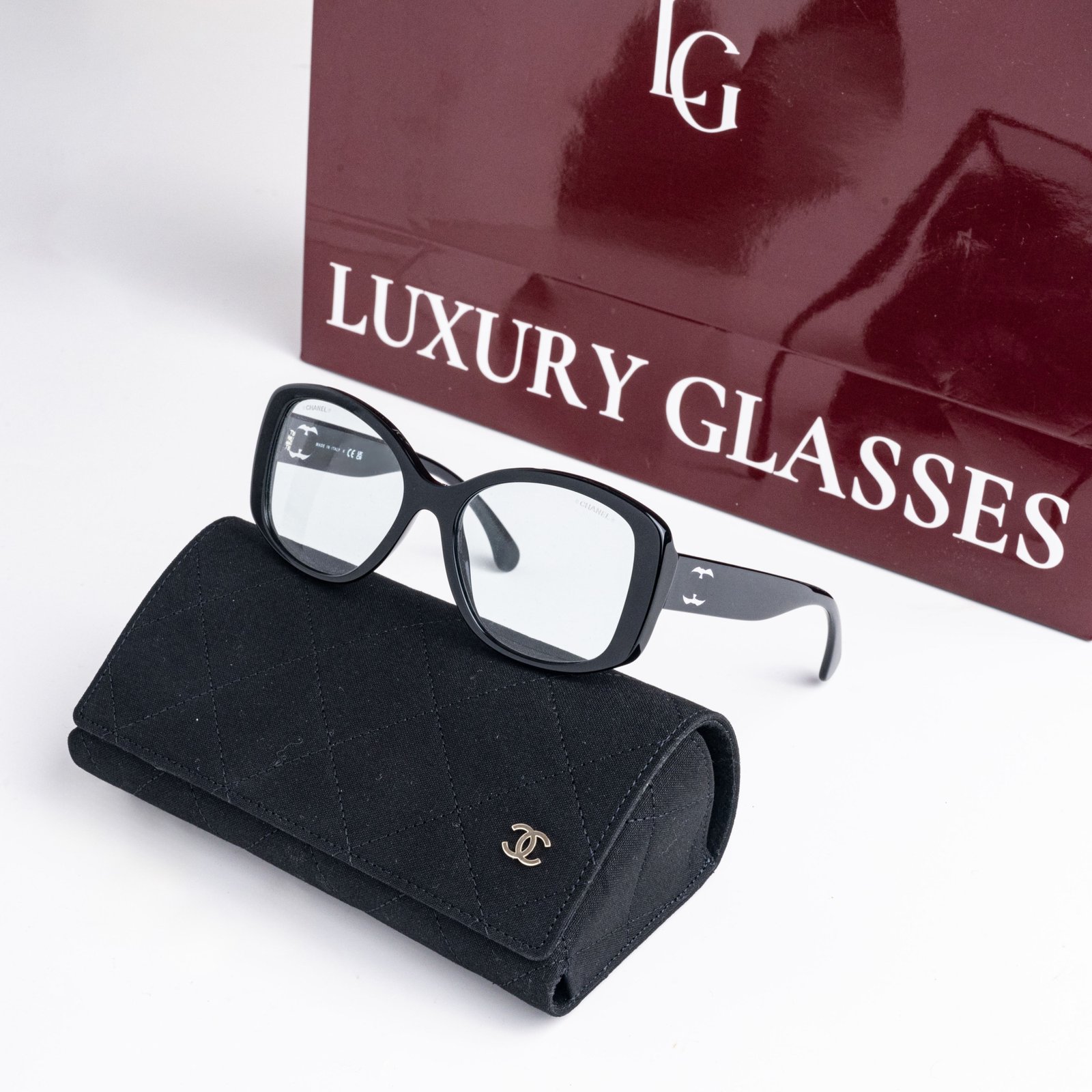 CHANEL 0CH3476S C501SA BLACK LIGHT BLUE