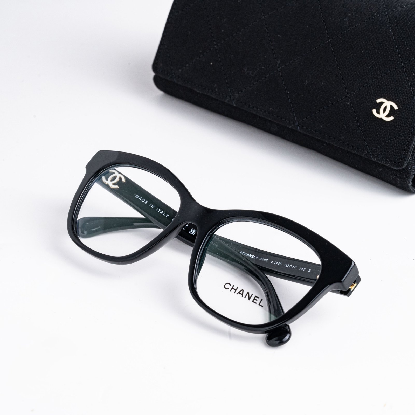 CHANEL 0CH3483 1403 BLACK – 52-17-140 (3)