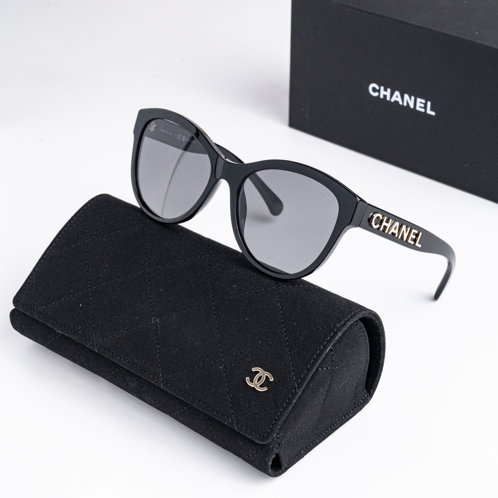 CHANEL 0CH5458 C622T8 BLACK DARK GREY – 55-17-140 (2)