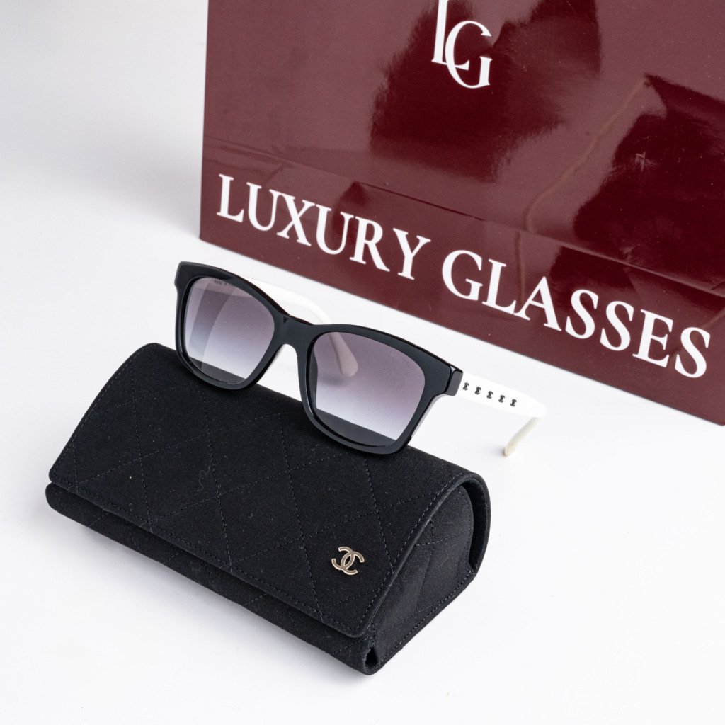 CHANEL 0CH5484 1656S6 BLACK WHITE GREY – 54-17-140 (1)