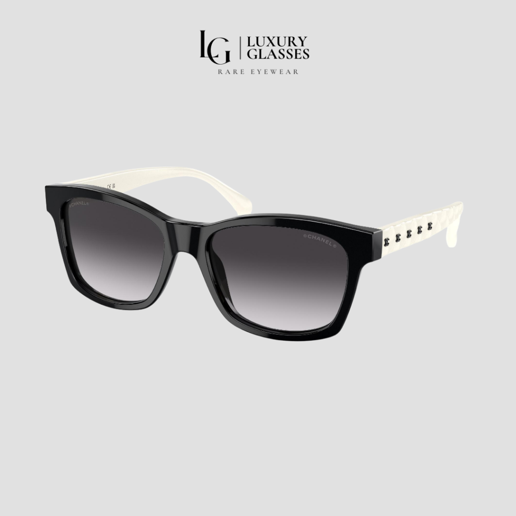 CHANEL 0CH5484 1656S6 BLACK WHITE GREY – 54-17-140 (1)