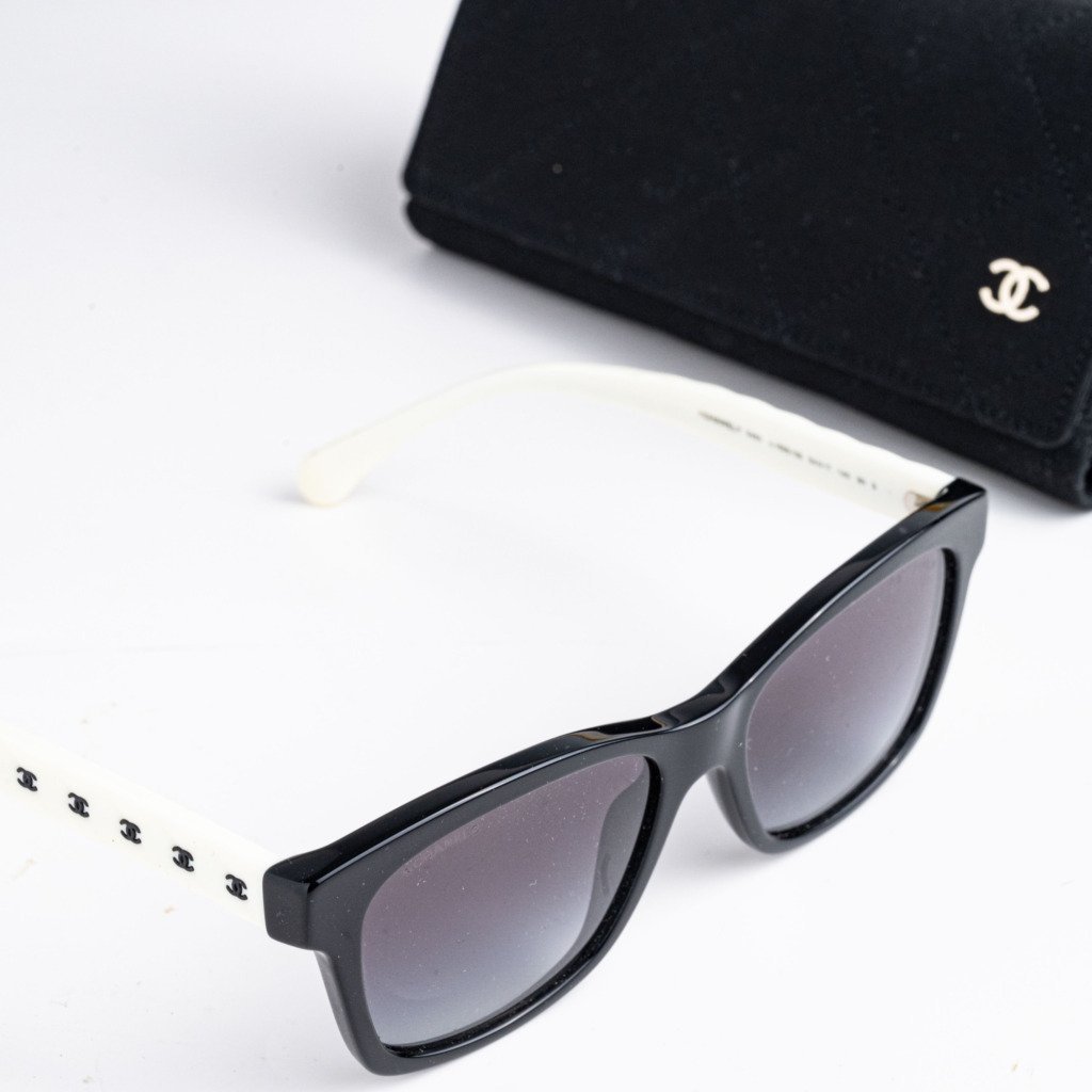 CHANEL 0CH5484 1656S6 BLACK WHITE GREY – 54-17-140 (5)