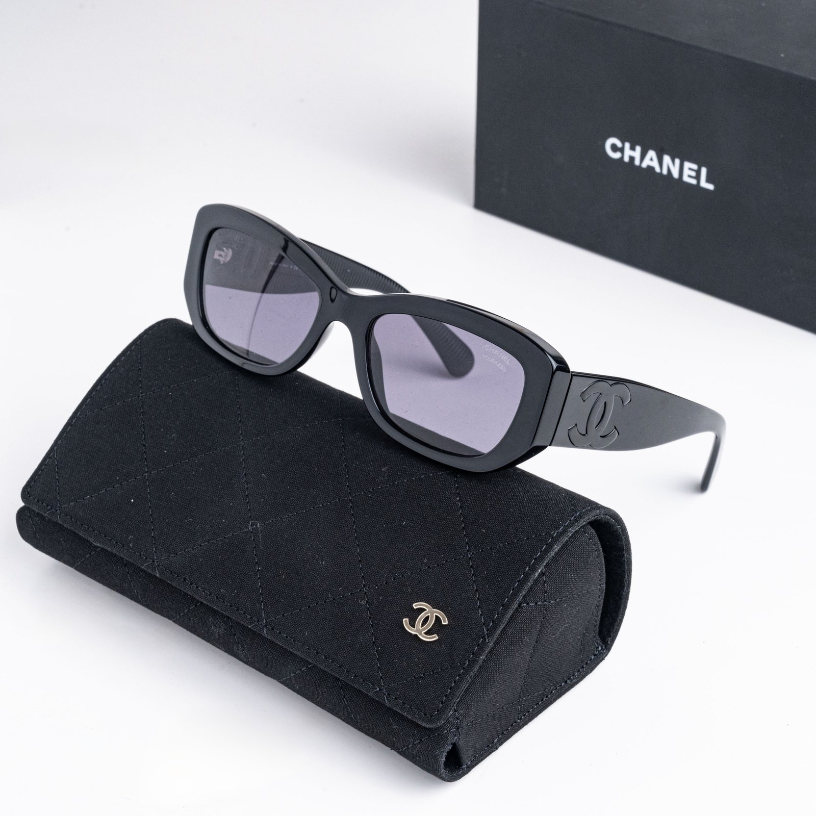 CHANEL 0CH5493 C888T8 BLACK DARK GREY – 55-18-140 (2)